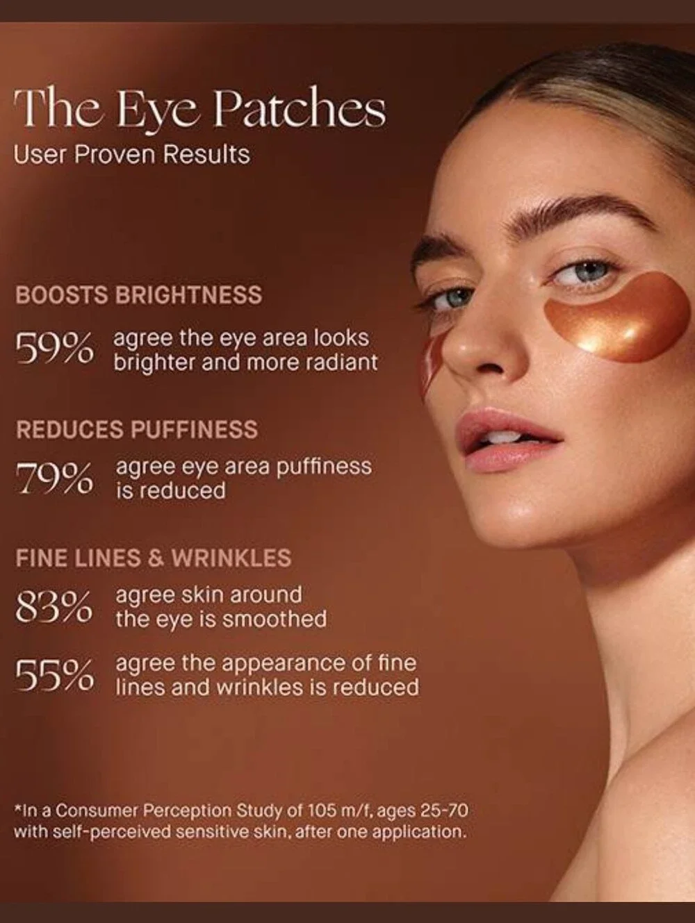 Augustinus Bader Gold Under-Eye Patches Brightness Puffiness Wrinkle Reduction
